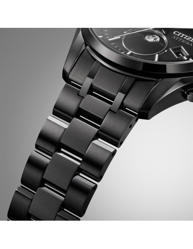 reloj radio-control solar Titanio Citizen Attesa Moon Phase BY1006-62E DLC (Diamond-Like Carbon) 41.5mm