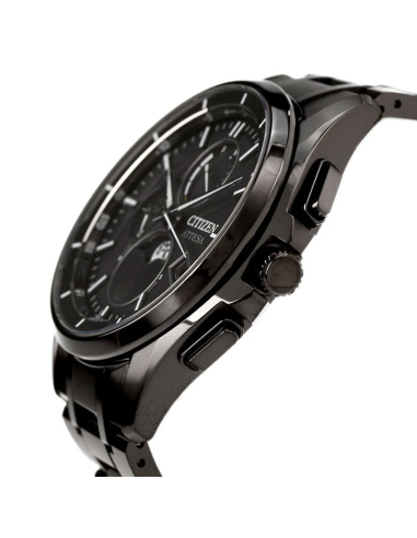 reloj radio-control solar Titanio Citizen Attesa Moon Phase BY1006-62E DLC (Diamond-Like Carbon) 41.5mm