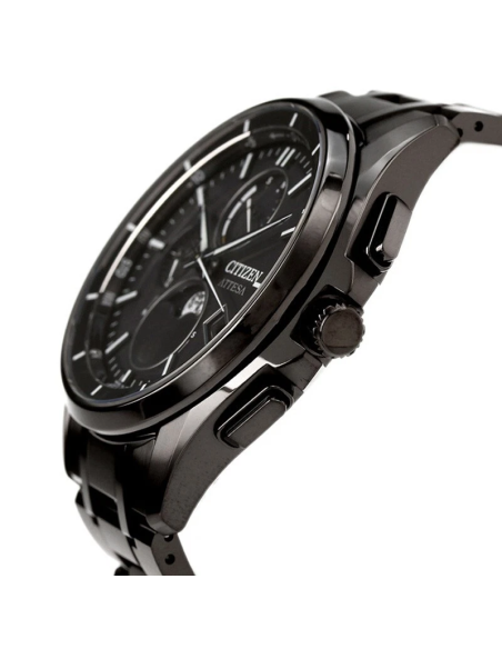 reloj radio-control solar Titanio Citizen Attesa Moon Phase BY1006-62E DLC (Diamond-Like Carbon) 41.5mm