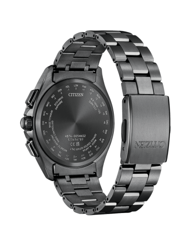reloj radio-control solar Titanio Citizen Attesa Moon Phase BY1006-62E DLC (Diamond-Like Carbon) 41.5mm