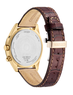 Citizen Eco-Drive CB0273-11H | Reloj Hombre Radio-Controlado | Acero Oro Rosa y Correa de Piel | Cristal Zafiro 2