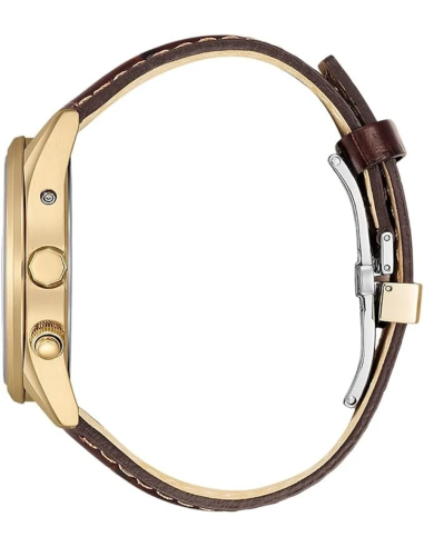 Citizen Eco-Drive CB0273-11H | Reloj Hombre Radio-Controlado | Acero Oro Rosa y Correa de Piel | Cristal Zafiro