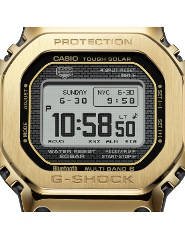 radio-control Bluetooth hombre Casio G-Shock Full Metal "AI Gold" - GMW-BZ5000GD-9JF JDM - Pantalla MIP