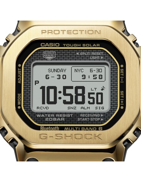 radio-control Bluetooth hombre Casio G-Shock Full Metal "AI Gold" - GMW-BZ5000GD-9JF JDM - Pantalla MIP