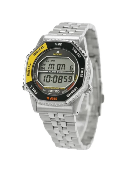 reloj digital cuarzo Seiko Selection Rotary Switch SBJG017 | The "Rotocall" Reissue | 100m WR 37x43.5mm