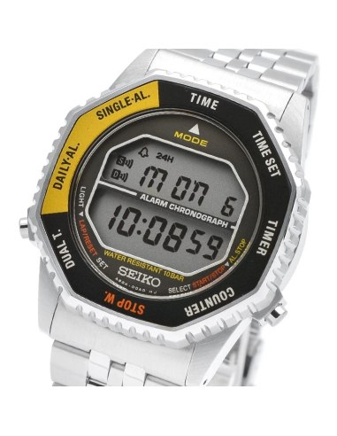 reloj digital cuarzo Seiko Selection Rotary Switch SBJG017 | The "Rotocall" Reissue | 100m WR 37x43.5mm
