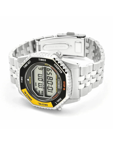 reloj digital cuarzo Seiko Selection Rotary Switch SBJG017 | The "Rotocall" Reissue | 100m WR 37x43.5mm