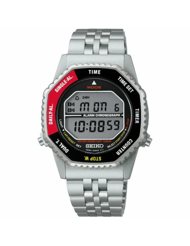 reloj digital cuarzo Seiko Selection Rotary Switch SBJG019 | The "Rotocall" Reissue | 100m WR 37x43.5mm