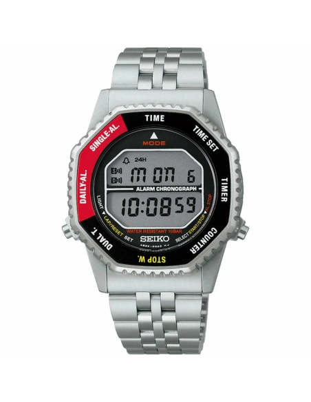 reloj digital cuarzo Seiko Selection Rotary Switch SBJG019 | The "Rotocall" Reissue | 100m WR 37x43.5mm