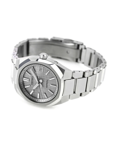 solar radio-control titanio hombre Seiko Astron Nexter SBXY099 36mm JDM  | Compact Series | Silver-Grey