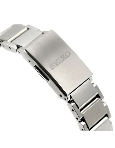 solar radio-control titanio hombre Seiko Astron Nexter SBXY099 36mm JDM  | Compact Series | Silver-Grey