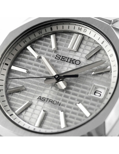 solar radio-control titanio hombre Seiko Astron Nexter SBXY099 36mm JDM  | Compact Series | Silver-Grey