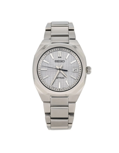 solar radio-control titanio hombre Seiko Astron Nexter SBXY099 36mm JDM  | Compact Series | Silver-Grey