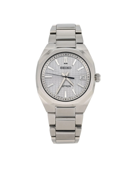 solar radio-control titanio hombre Seiko Astron Nexter SBXY099 36mm JDM  | Compact Series | Silver-Grey