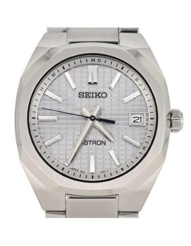 solar radio-control titanio hombre Seiko Astron Nexter SBXY099 36mm JDM  | Compact Series | Silver-Grey