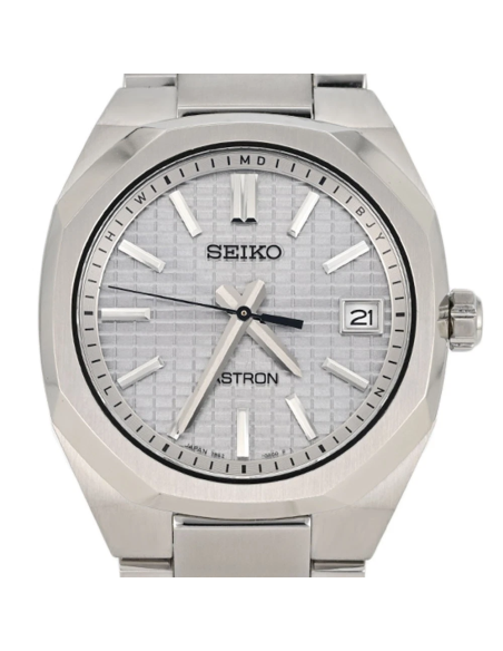 solar radio-control titanio hombre Seiko Astron Nexter SBXY099 36mm JDM  | Compact Series | Silver-Grey