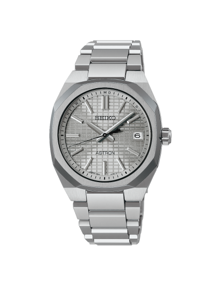solar radio-control titanio hombre Seiko Astron Nexter SBXY099 36mm JDM  | Compact Series | Silver-Grey