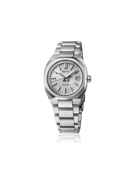 solar radio-control titanio hombre Seiko Astron Nexter SBXY099 36mm JDM  | Compact Series | Silver-Grey