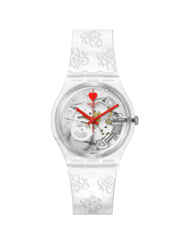 reloj unisex Swatch GIRLS DONT CRY BY VERDY so28z129  34mm cuarzo