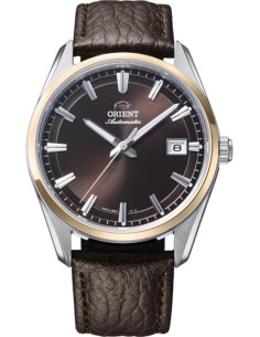 automático hombre Orient Stretto Date RA-AC0R03Y Chocolate / Rose Gold  38,5mm 50m WR cristal de zafiro