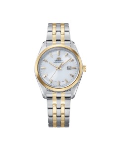 solar mujer Orient Contemporary RA-WG0601S 32,1mm cristal de zafiro correa de acero