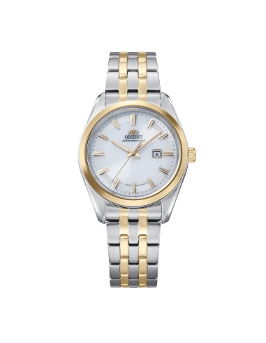 solar mujer Orient Contemporary RA-WG0601S 32,1mm cristal de zafiro correa de acero