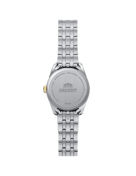 solar mujer Orient Contemporary RA-WG0601S 32,1mm cristal de zafiro correa de acero