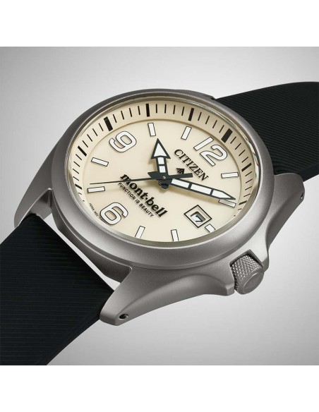 solar Citizen Promaster Land x Mont-Bell BN0247-10A Beige Arena JDM 40.8mm – Edición Limitada "Sand" Super Titanium