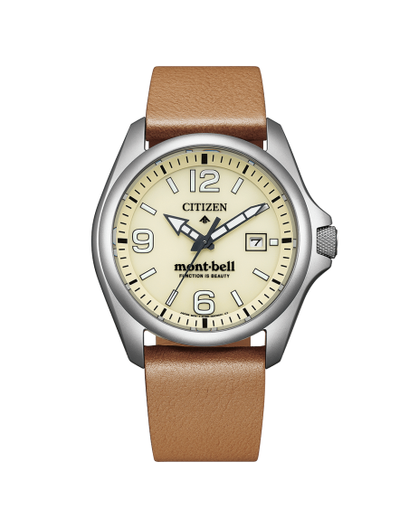 solar Citizen Promaster Land x Mont-Bell BN0247-10A Beige Arena JDM 40.8mm – Edición Limitada "Sand" Super Titanium