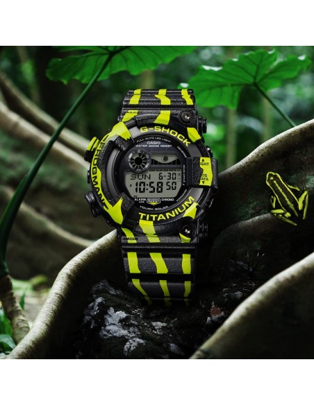 solar titanio radio-control Casio G-SHOCK Frogman GW-8200TPF-1JR Poison Dart Frog JDM – Edición Limitada "" (Titanio)