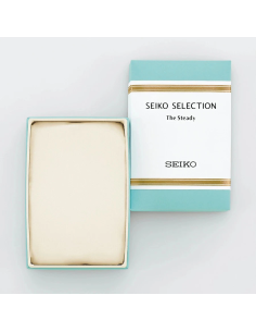 Seiko Selection SSEH029 JDM The Steady White  31mm JDM – Cuarzo, Esfera Plateada y Correa de Piel Negra JDM 2