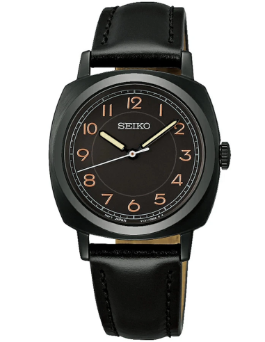 Reloj solar mujer  Seiko Selection Solar The Steady STPX105 JDM 30.2mm correa de cuero JDM