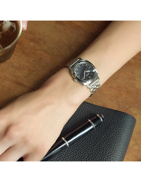 reloj solar mujer Seiko Selection The Steady STPX107 JDM 30.2mm correa de acero JDM