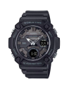 Reloj Casio AEQ-120W-1B 53.3 × 52.2 × 16.8 mm 100m WR Hora Mundial 10 años batería 3 alarmas
