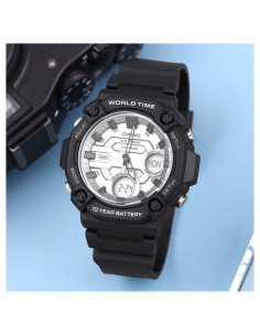 Casio AEQ-120W-7A 53.3 × 52.2 × 16.8 mm 100m WR Hora Mundial 10 años batería 3 alarmas 2