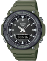 solar hombre Casio AQ-S820W-3B  52,2 mm × 46,6 mm × 13,8 mm Hora Mundial 100m