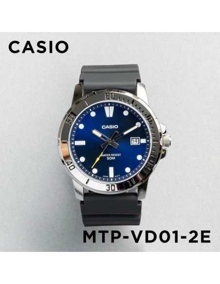 Reloj deportivo hombre Casio  MTP-VD01-2EV 49 × 45 × 10,3 mm 50m WR  correa de resina