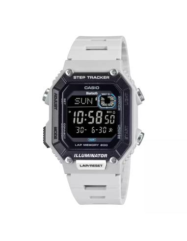 Bluetooth unisex Casio  WS-B1000-8BV 46.2 × 41.3 × 11.6 mm 100m WR cuentapasos 200 Lap Memory