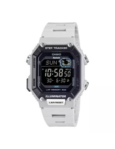 Bluetooth unisex Casio  WS-B1000-8BV 46.2 × 41.3 × 11.6 mm 100m WR cuentapasos 200 Lap Memory