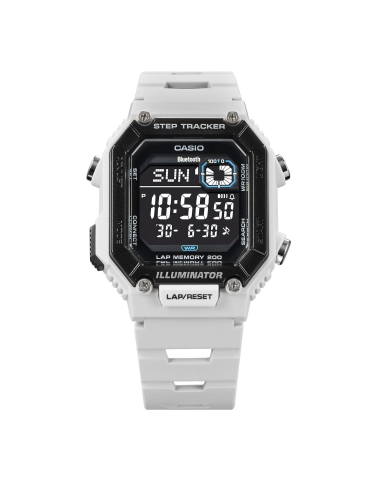 Bluetooth unisex Casio  WS-B1000-8BV 46.2 × 41.3 × 11.6 mm 100m WR cuentapasos 200 Lap Memory