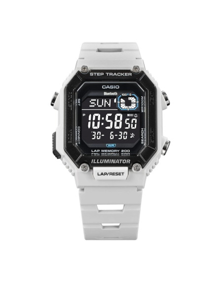 Bluetooth unisex Casio  WS-B1000-8BV 46.2 × 41.3 × 11.6 mm 100m WR cuentapasos 200 Lap Memory