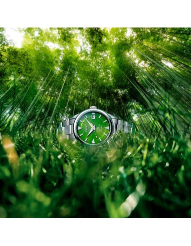 automático hombre Seiko Alpinist Prospex SPB435J SPB435J1 SPB435 38mm Laurel Save the Forest Bamboo Grove