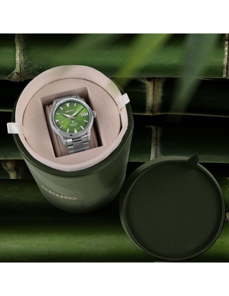 automático hombre Seiko Alpinist Prospex SPB435J SPB435J1 SPB435 38mm Laurel Save the Forest Bamboo Grove