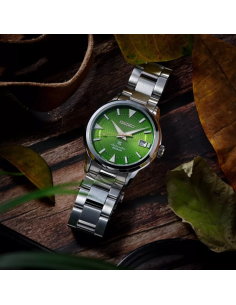 automático hombre Seiko Alpinist Prospex SPB435J SPB435J1 SPB435 38mm Laurel Save the Forest Bamboo Grove