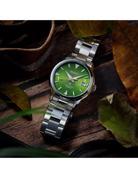 automático hombre Seiko Alpinist Prospex SPB435J SPB435J1 SPB435 38mm Laurel Save the Forest Bamboo Grove