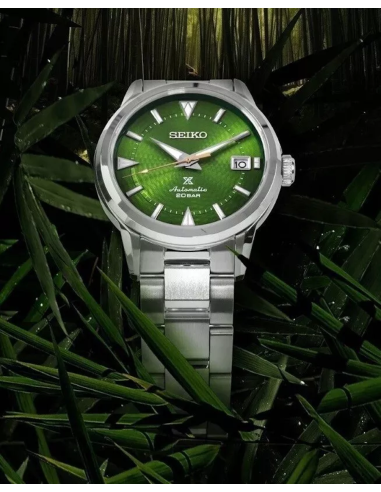 automático hombre Seiko Alpinist Prospex SPB435J SPB435J1 SPB435 38mm Laurel Save the Forest Bamboo Grove
