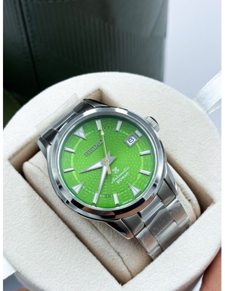 automático hombre Seiko Alpinist Prospex SPB435J SPB435J1 SPB435 38mm Laurel Save the Forest Bamboo Grove