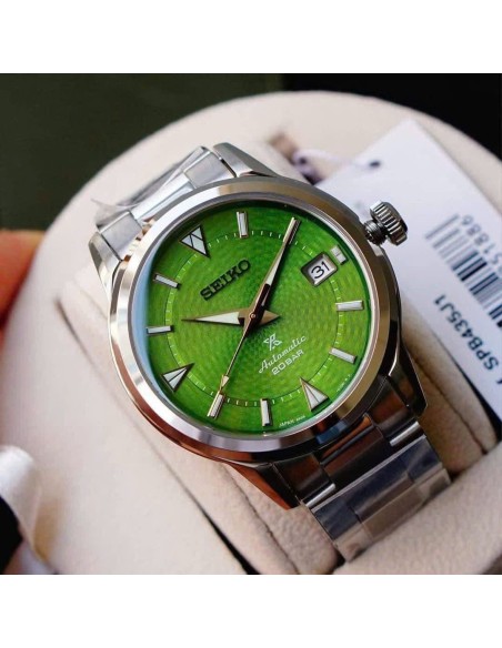 automático hombre Seiko Alpinist Prospex SPB435J SPB435J1 SPB435 38mm Laurel Save the Forest Bamboo Grove