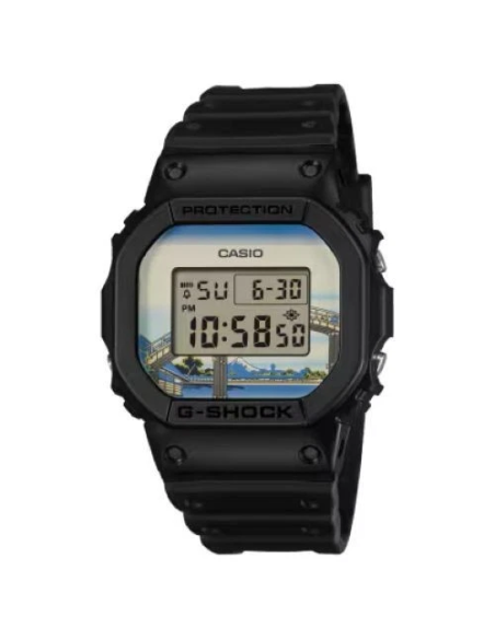 CASIO G-SHOCK DW-5600KHFM25-1JR JDM Special Edition Katsushika Hokusai Fukagawa Hecho en Japón