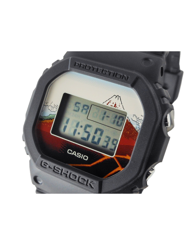Casio G-Shock DW-5600KHSH25-1JR JDM Special Edition  Hokusai Sanka Hakuu Kurofuji